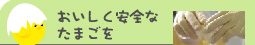 おいしく安全なたまごを